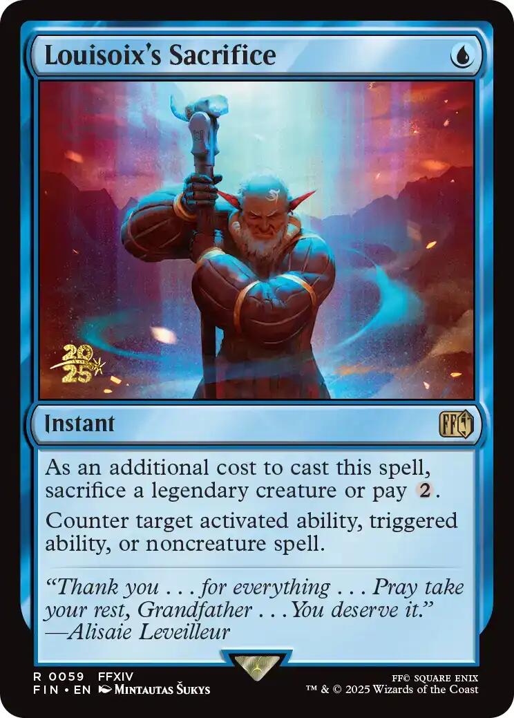 Louisoix's Sacrifice