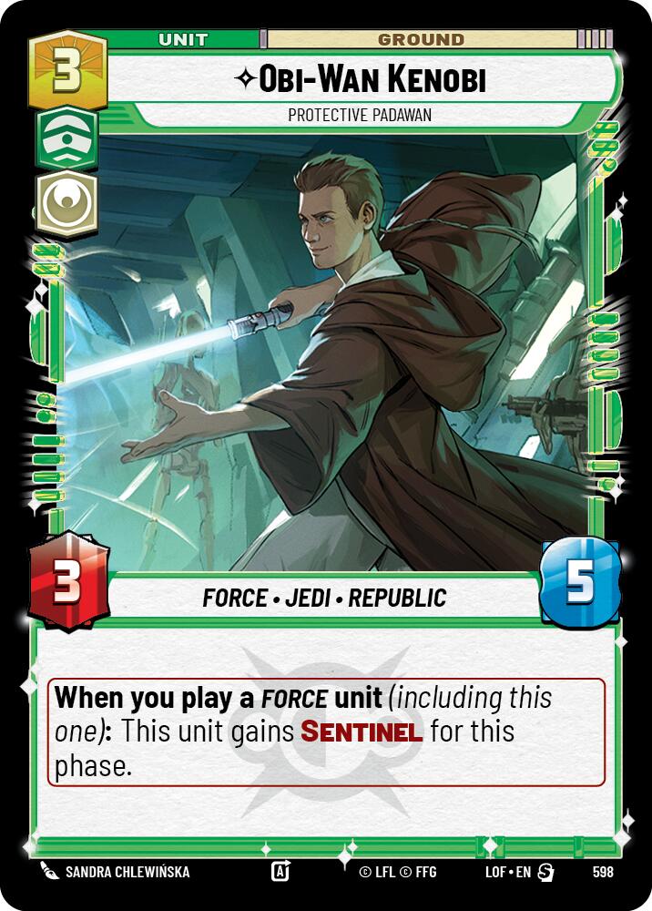 Obi-Wan Kenobi - Protective Padawan (Foil)
