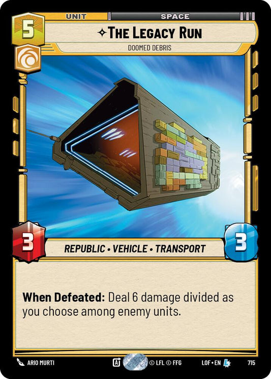 The Legacy Run - Doomed Debris (Foil)