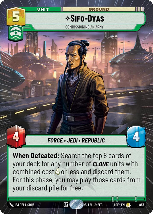 Sifo-Dyas - Commissioning An Army (Hyperspace Foil)
