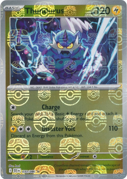 Thundurus (Master Ball Pattern)