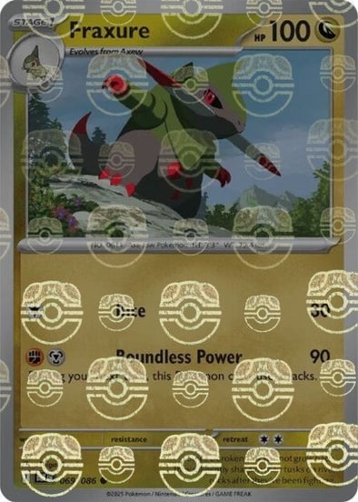 Fraxure (Master Ball Pattern)
