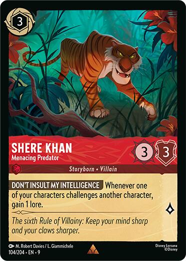 Shere Khan - Menacing Predator