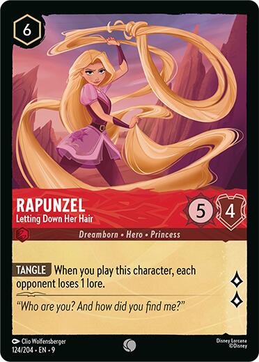 Rapunzel - Letting Down Her Hair