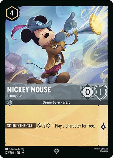Mickey Mouse - Trumpeter