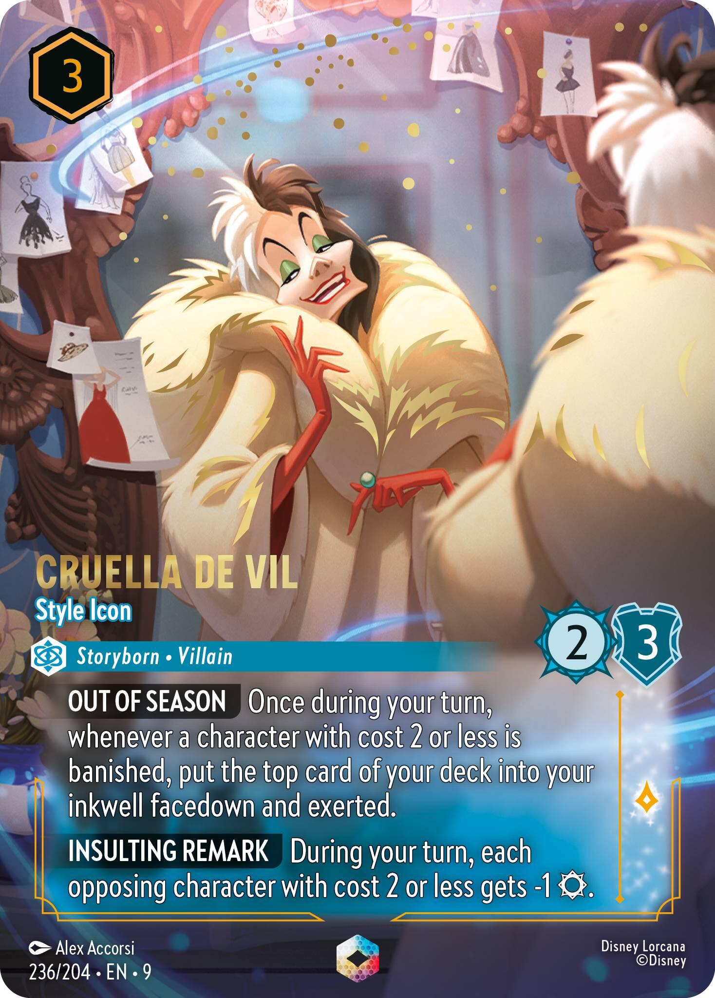 Cruella De Vil - Style Icon (Enchanted)