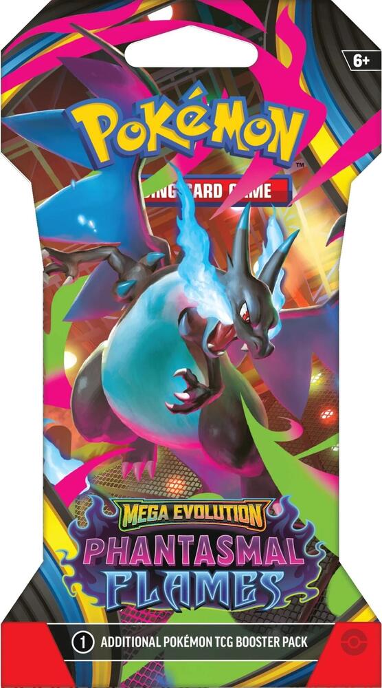 Pokemon TCG: Mega Evolutions 2 - Phantasmal Flames Sleeved Booster Pack