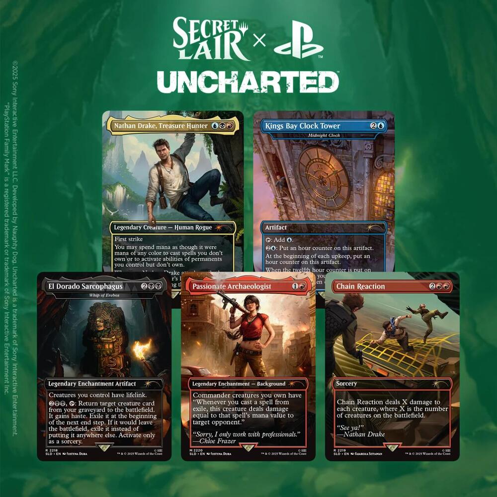 MTG Secret Lair x Uncharted - Non-Foil Edition