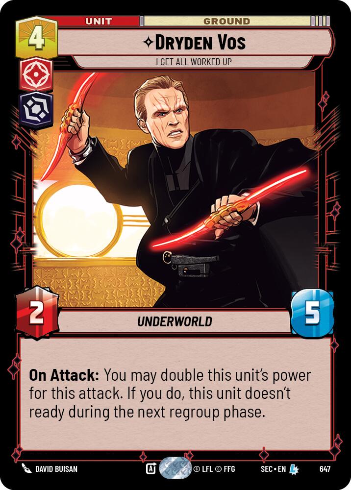 Dryden Vos - I Get All Worked Up (Foil)
