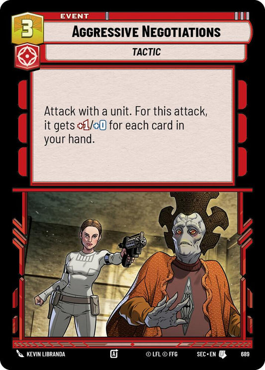 Aggressive Negotiations (Foil)