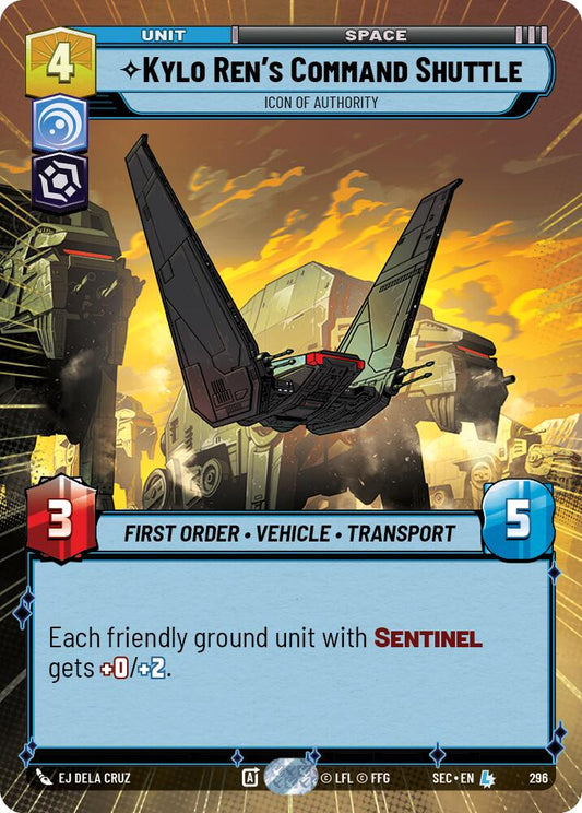 Kylo Ren's Command Shuttle - Icon of Authority (Hyperspace)