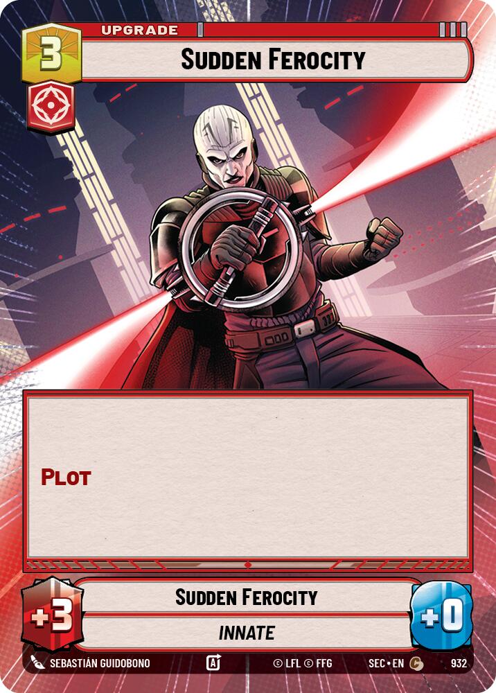Sudden Ferocity (Hyperspace Foil)