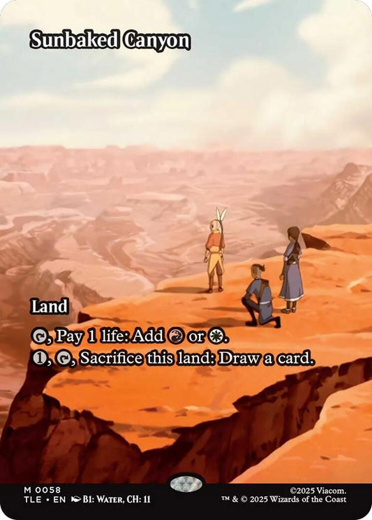 Sunbaked Canyon (Borderless)