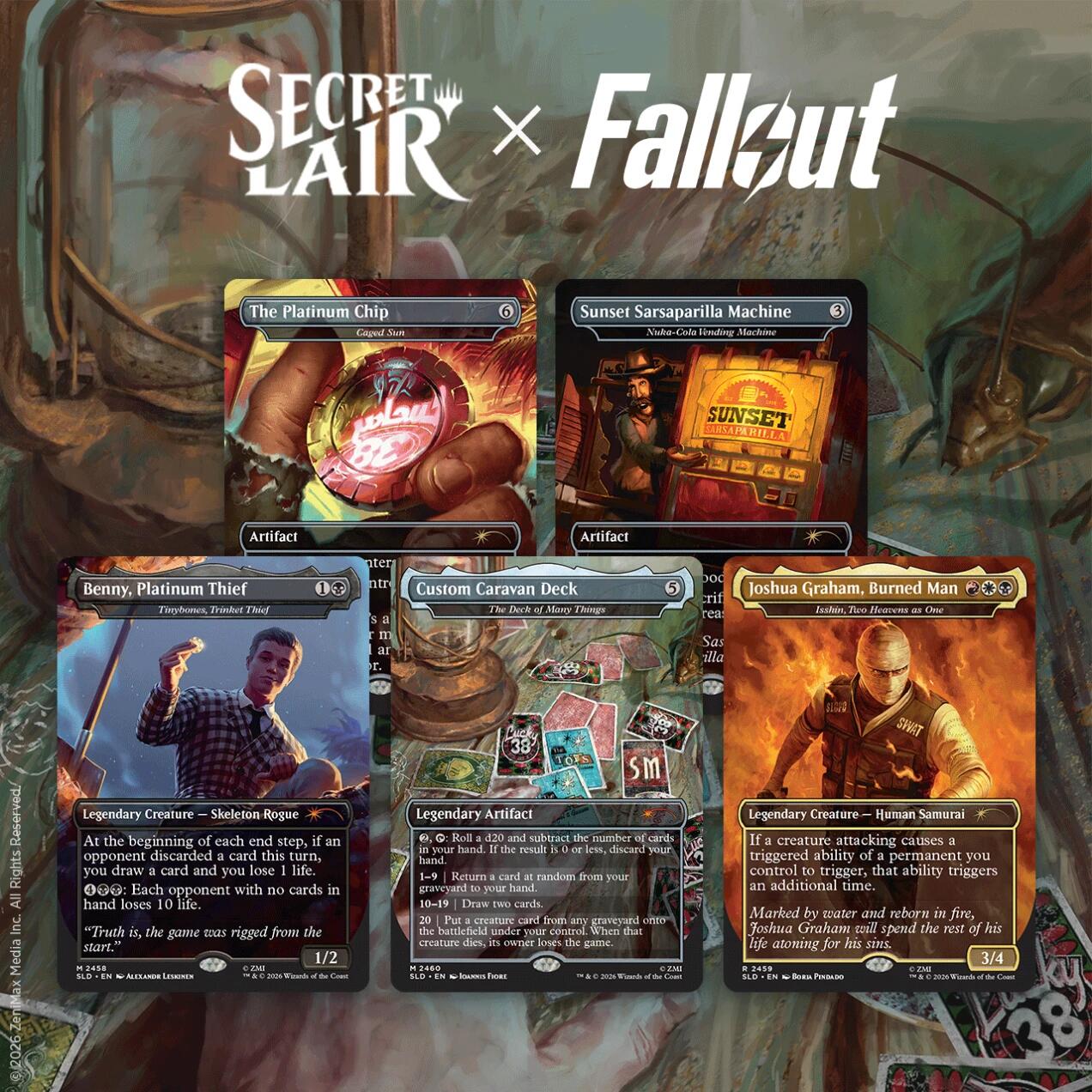 Secret Lair Drop: Secret Lair x Fallout: Welcome to New Vegas - Non-Foil Edition