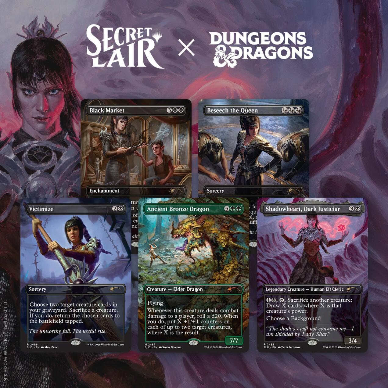 Secret Lair Drop: Secret Lair x Dungeons & Dragons: Shadowheart’s Devotion - Non-Foil Edition