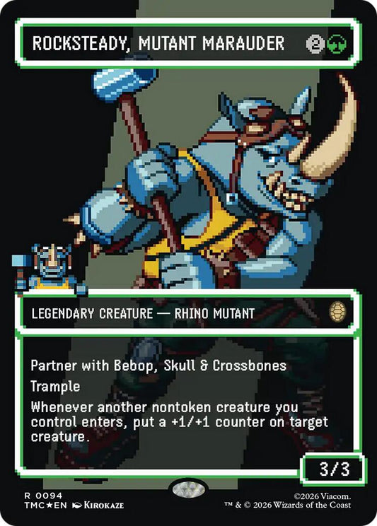 Rocksteady, Mutant Marauder (Borderless) (Surge Foil)