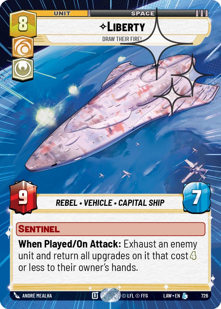 Liberty - Draw Their Fire! (Hyperspace Foil)