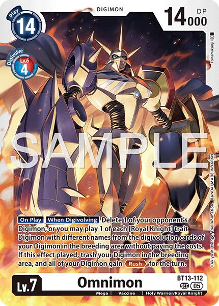 Omnimon - BT13-112 (Reprint)