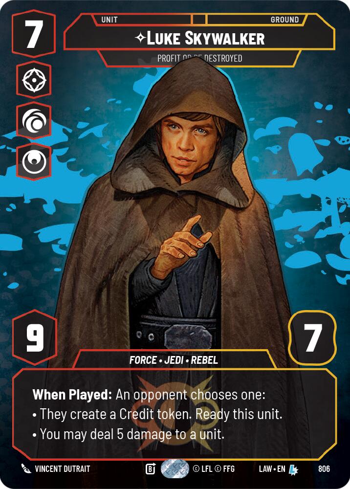 Luke Skywalker - Profit or Be Destroyed (Prestige)