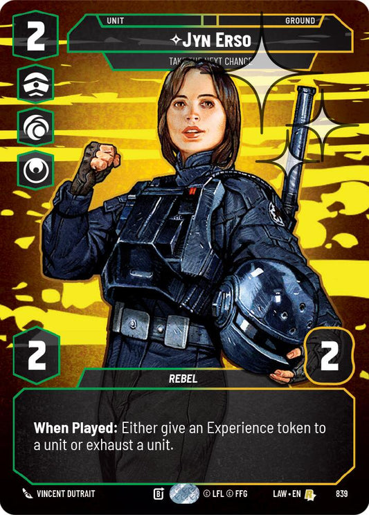 Jyn Erso - Take the Next Chance (Prestige Foil)
