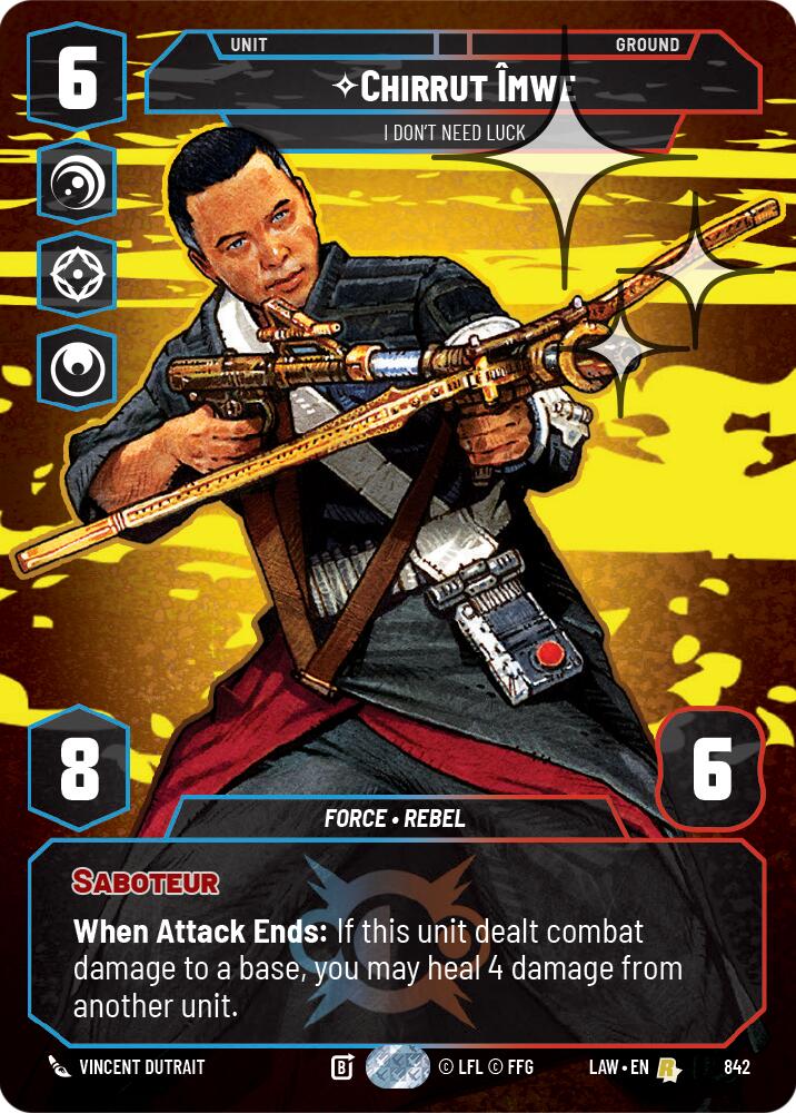Chirrut Imwe - I Don't Need Luck (Prestige Foil)