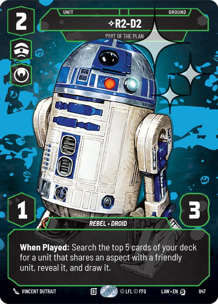 R2-D2 - Part of the Plan (Prestige Foil)
