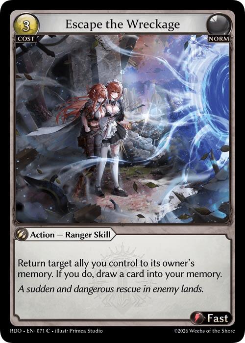 Escape the Wreckage