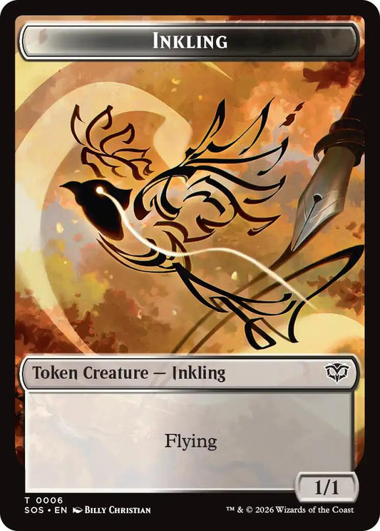 Inkling (0006) // Spirit (0010) Double-Sided Token