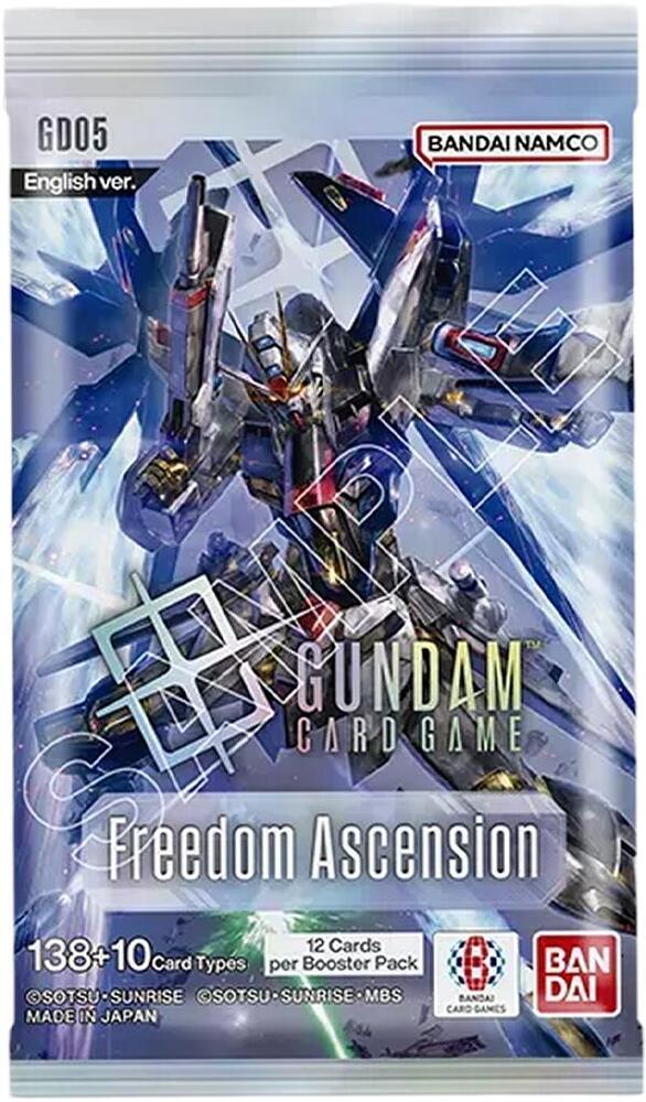 [Pre-Sale] Gundam Card Game: Freedom Ascension Single Booster Pack (GD05)