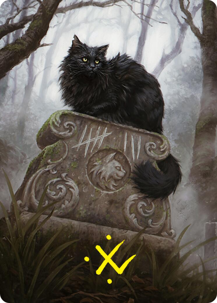 Nine-Lives Familiar 2 Art Card (36/54) (Gold-Stamped Signature)