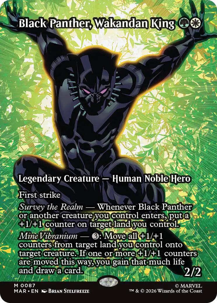 Black Panther, Wakandan King (Borderless)