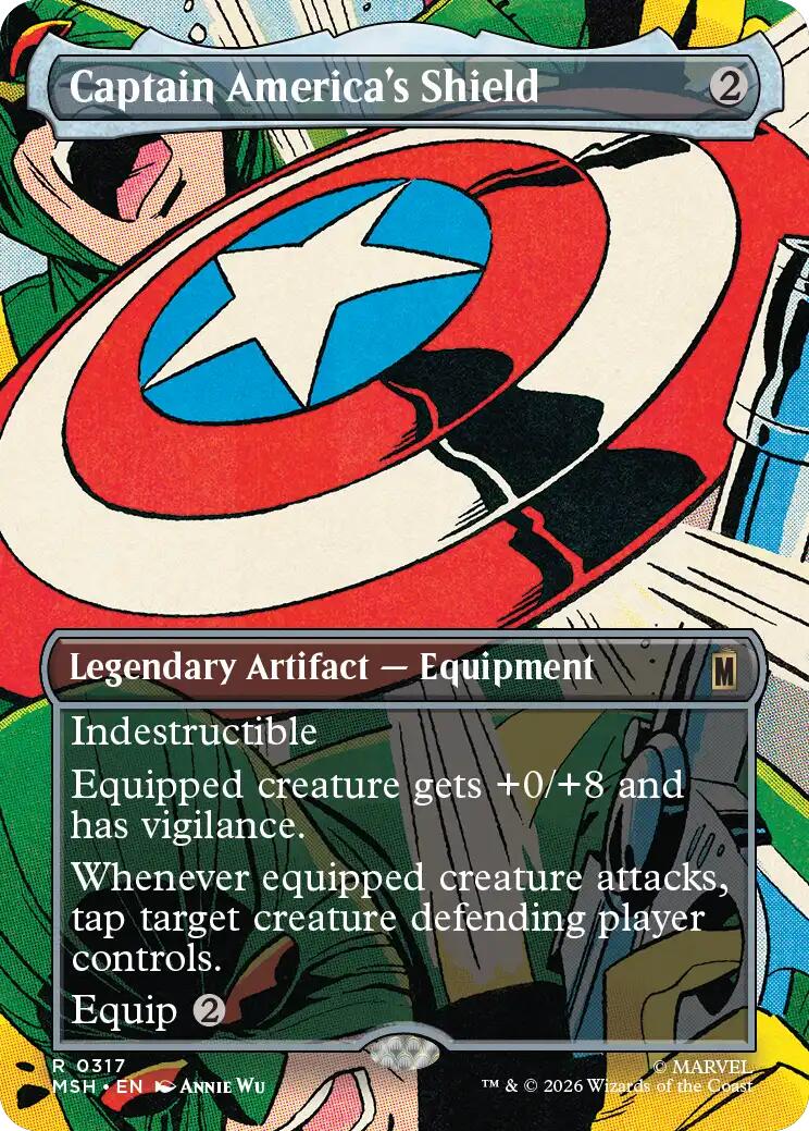 Captain America's Shield (Borderless) (0317)
