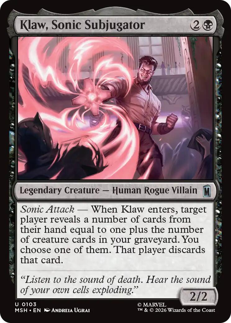 Klaw, Sonic Subjugator