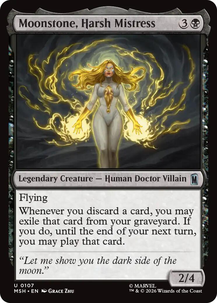 Moonstone, Harsh Mistress