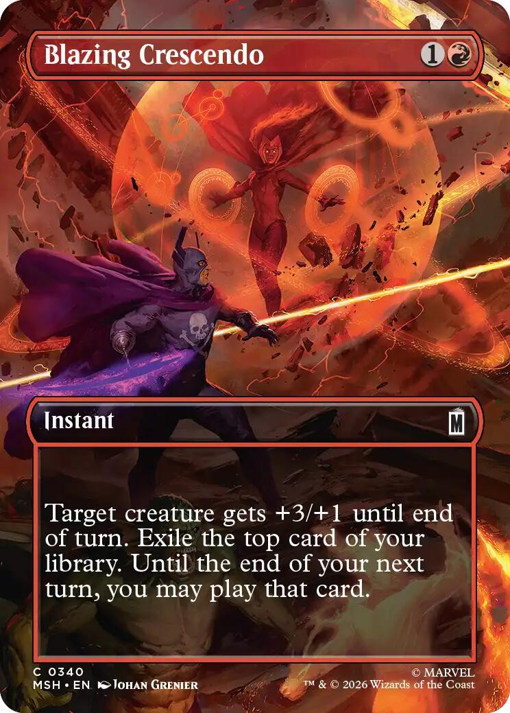 Blazing Crescendo (Borderless)