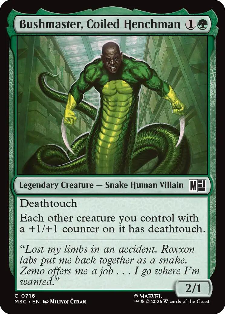 Bushmaster, Coiled Henchman