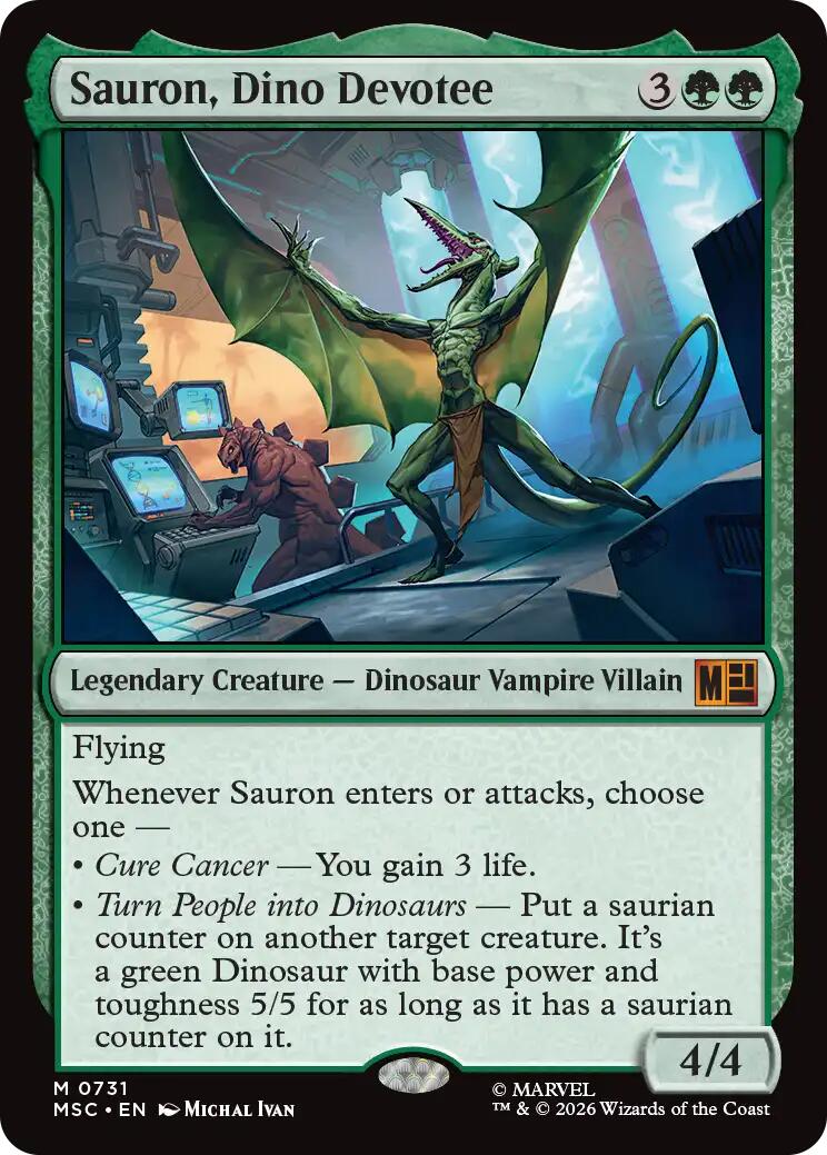 Sauron, Dino Devotee