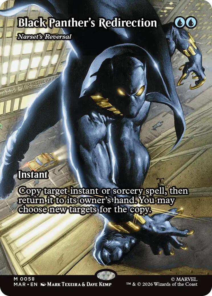 Black Panther's Redirection - Narset's Reversal (Borderless)