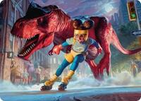 Moon Girl and Devil Dinosaur Art Card
