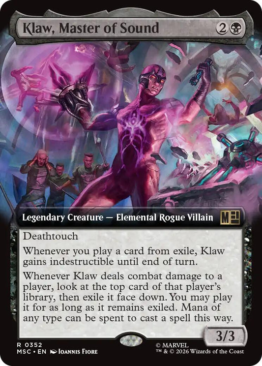 Klaw, Master of Sound (Extended Art)