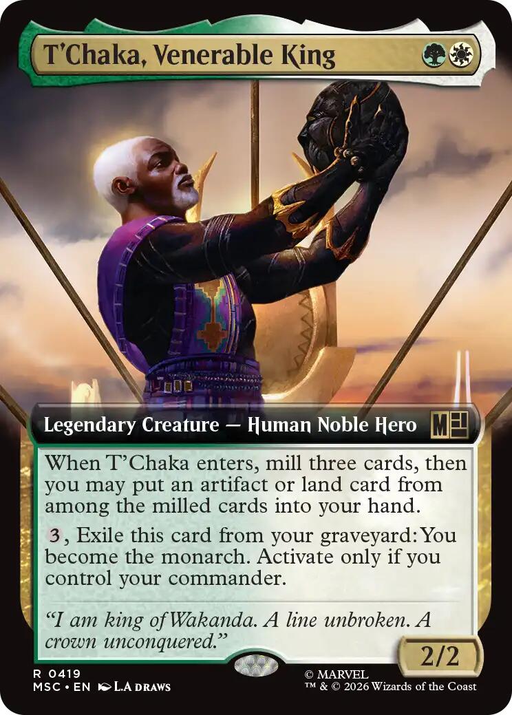 T'Chaka, Venerable King (Extended Art)