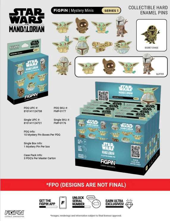 FigPin: Star Wars the Mandalorian and Grogu - Mystery Pins
