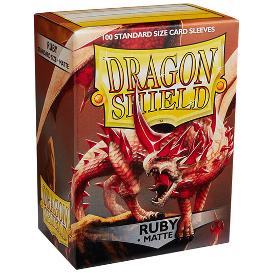 Dragon Shield Sleeves: Standard- Matte Ruby (100 ct.)