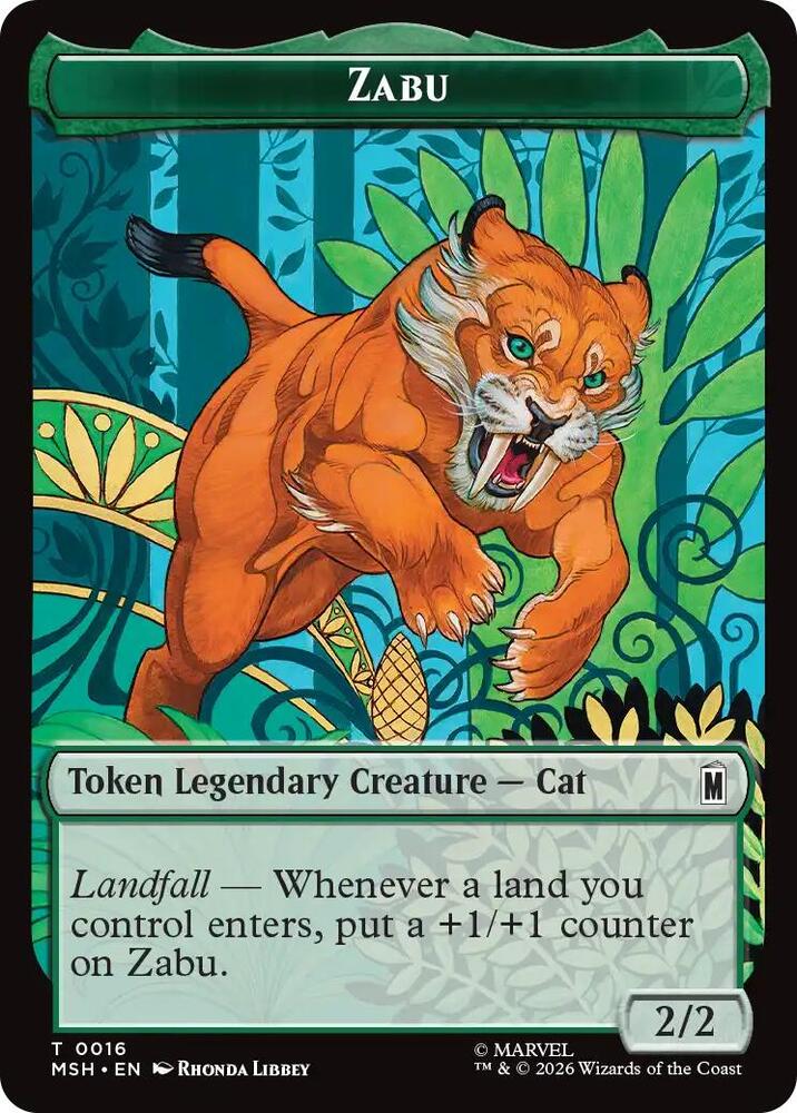 Redwing // Zabu Double-Sided Token (Back)
