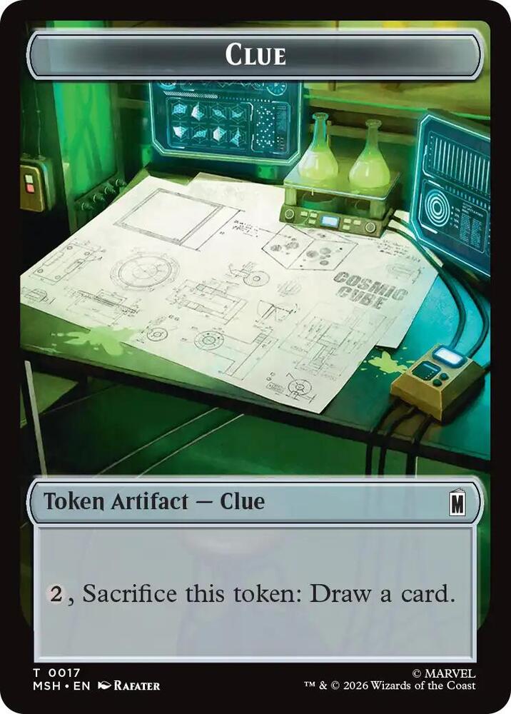 Insect // Clue Double-Sided Token (Back)