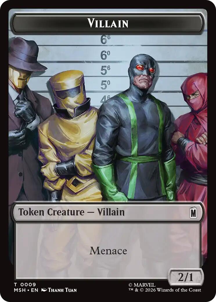 Villain // Soldier Double-Sided Token