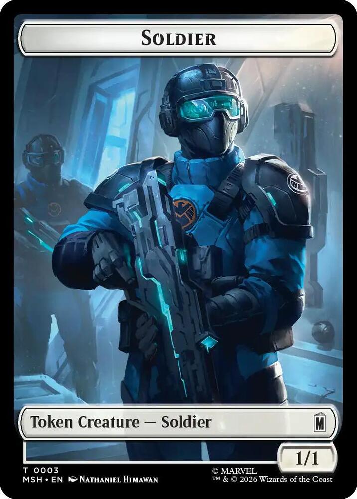 Villain // Soldier Double-Sided Token (Back)