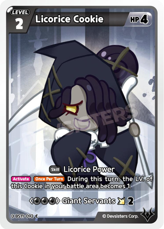 Licorice Cookie (092)