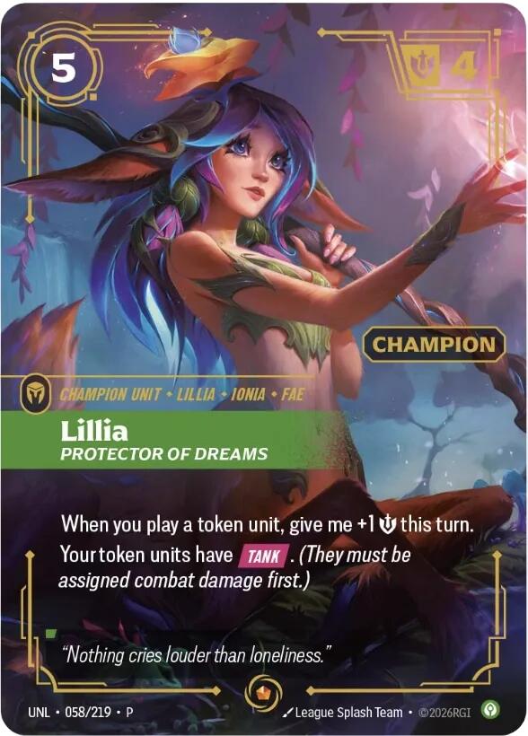 Lillia - Protector of Dreams (Champion)