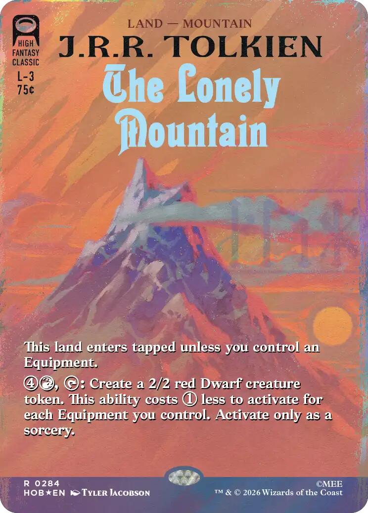The Lonely Mountain (Borderless) (Surge Foil)
